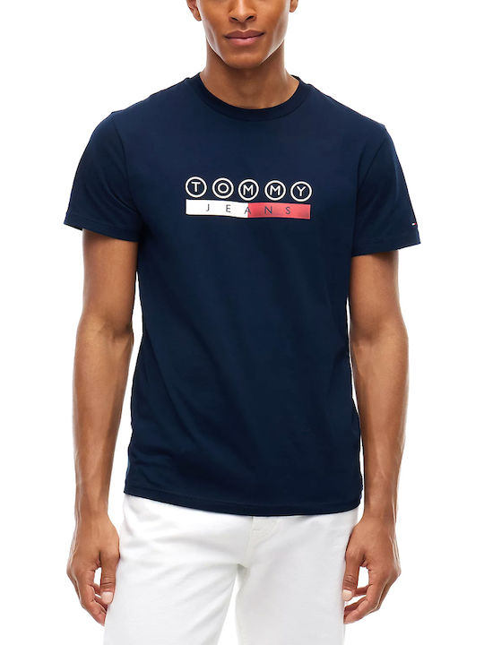 Tommy Hilfiger T-shirt Екрю- Червено- Синьо Tommy Hilfiger T-shirt Екрю- Червено- Синьо