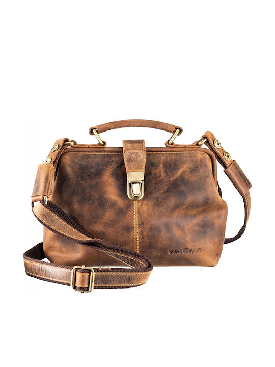 Greenburry Women's Leather Shoulder Bag Brown
