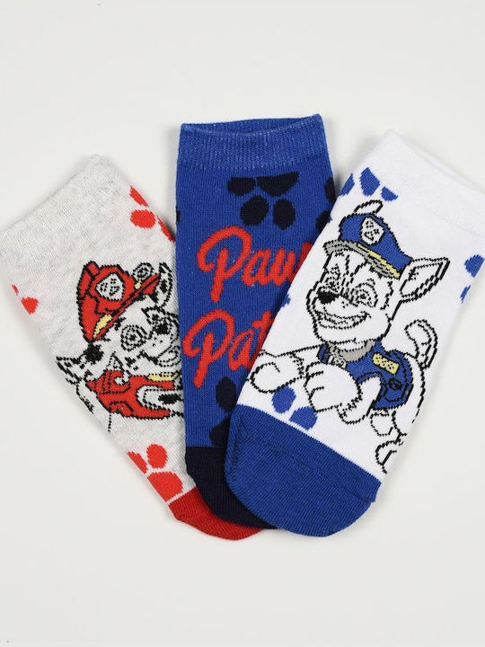 Childrenland Kinder Socken Blau Rot 3er-Pack