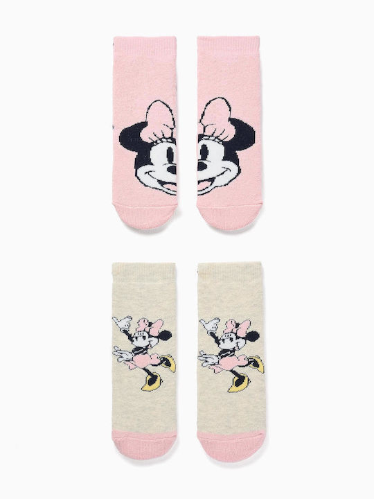 Zippy Kindersocken Rutschfest Rosa 2 Paar
