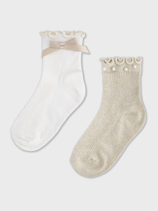 Mayoral Kids' Socks Set Brown Dark 2 Pairs