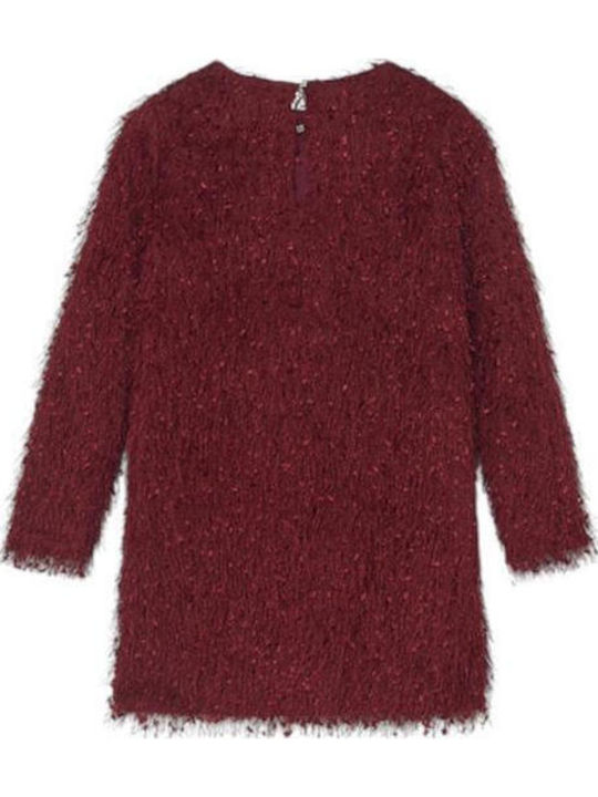 Mayoral Girls Dress Burgundy