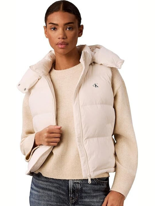Calvin Klein Κοντό Γυναικείο Puffer Μπουφάν για...