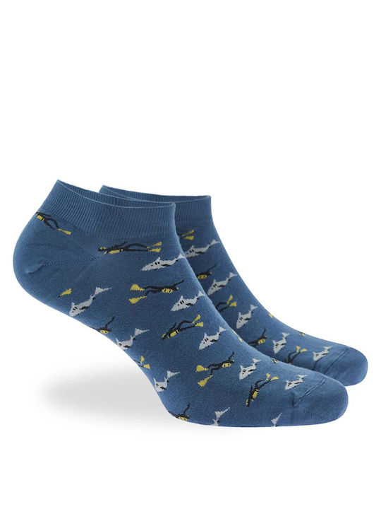 Walk Herren Socken Blau