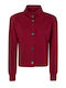 Women's Cardigan with Buttons Burgundy