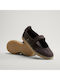 Damen Ballerinas aus Leder in Braune Farbe