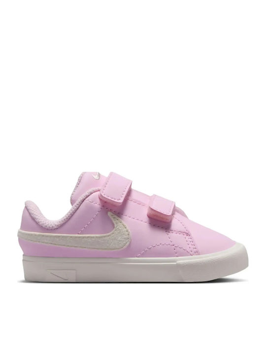 Essential Kids Sports Shoes Tennis with Hook & Loop Closure Pink