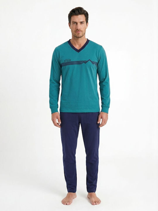 Nina Club Summer Men's Pyjamas Petrol Blue