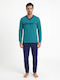 Nina Club Summer Men's Pyjamas Petrol Blue