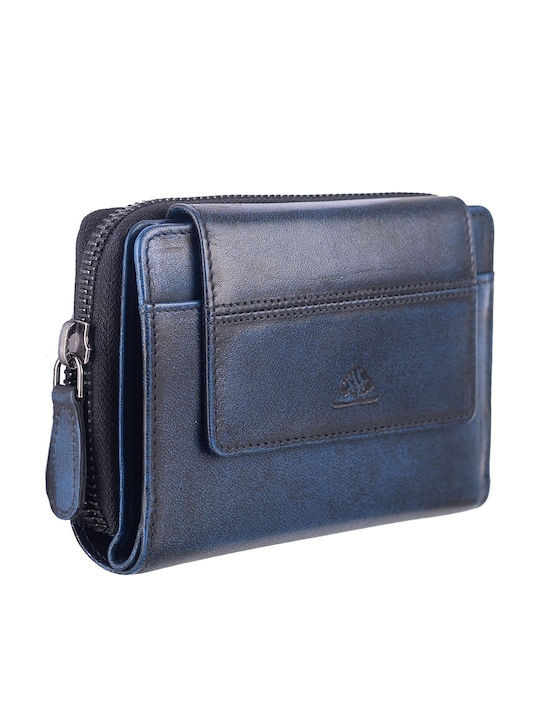 Greenburry Kleines Leder Damenbrieftasche Marin...
