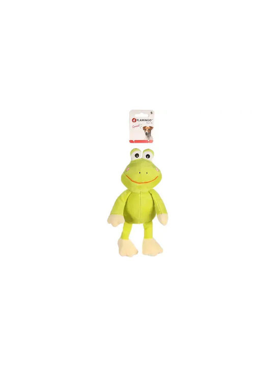 Flamingo Dog Toy with Sound Green 1 Piece