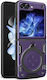 Orso Ringstand Slide Camera Back Cover Purple for Galaxy Z Flip7