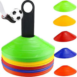 Training Cones Set 50 Pcs Base Football & Agility
