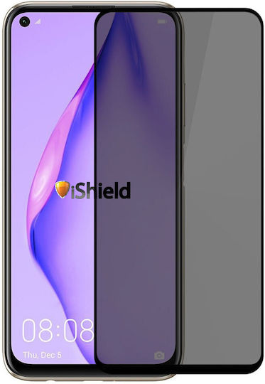 Datenschutz Displayschutzfolie Huawei P40 Lite Antispy Schutzglas Gehärtetes Glas 6D Ishield