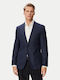 Hutson Herrenanzugsjacke mit Schlank Passform Blau