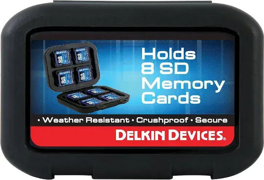 Delkin Hard Case 8 Slots Weather Resistant for SD