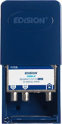 Edision Satellitenzubehör Splitter Istou 2 Wege F 5-2400mhz Oms-2 Net