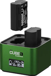 Hähnel Procube 3 Încărcător Twin Pentru Camere Fujifilm