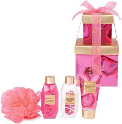 IDC Institute Secret Stories Skin Care Set for Body Cleaning 4pcs