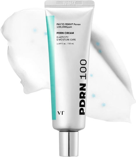 VT Cosmetics Pdrn 100 Face Cream For Moisturizing Anti-Aging & Brightening With Hyaluronic Acid & Panthenol 50ml