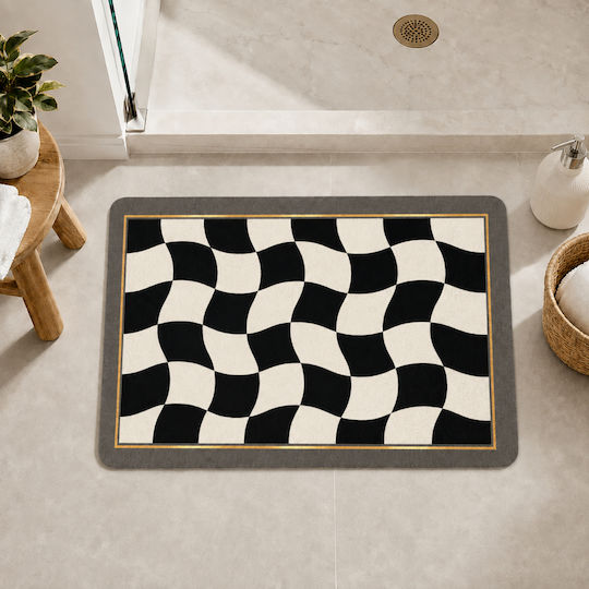 My Home Luxury Rectangular Kitchen Mat with Non-Slip Backing Multipurpose 50x80cm