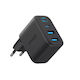 Anker Φορτιστής Χωρίς Καλώδιο με 2 Θύρες USB-A και 2 Θύρες USB-C και Καλώδιο USB-C 50W Power Delivery / Quick Charge 3.0 Μαύρος (Zolo)