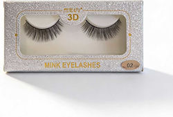 Gene false 3D Strip Lashes Mink 02