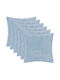 vidaXL vidaXL Dekorativer Kissenbezug Heerlen Hellblau 30x30cm