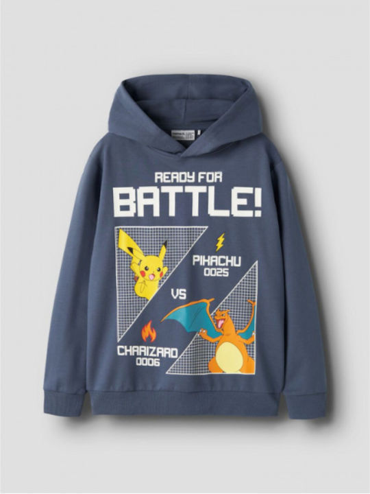Name It Kinder-Sweatshirt mit Kapuze Blau Indigo