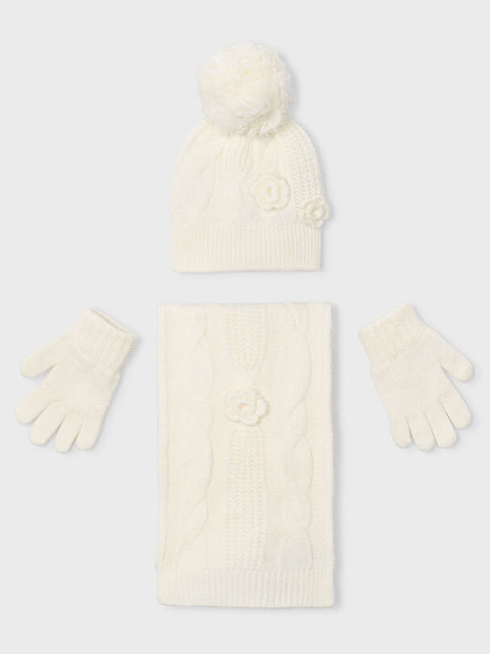 Mayoral Kinder Beanies Set mit Schal Gestrickt ...