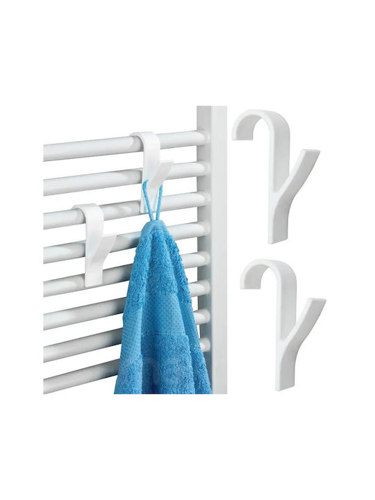 Verk Group Double Bathroom Hook with Screws Silver