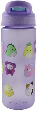 Gim Детско Пагури от Силикон Термос със Сламка Squishmallows 600ml