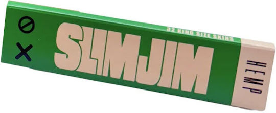 Slim Jim Hârtie Pentru Țigarete Din Cânepă Slim King Size Slim 32 Foi De Hârtie 1 Bucată