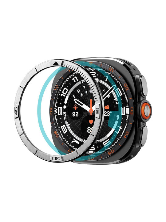 Spigen Tune Προστατευτικό Bezel σε Ασημί χρώμα για Samsung Galaxy Watch Ultra 2 47mm Spigen Tune Προστατευτικό Bezel σε Ασημί χρώμα για Samsung Galaxy Watch Ultra 2 47mm