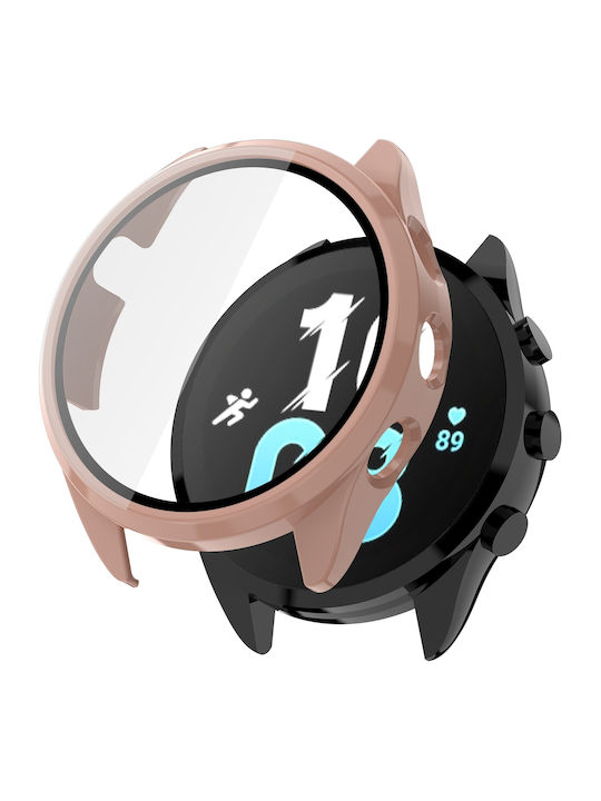 Garmin Forerunner 165 Pc + Tempered Film Carcasă Protectoare Integrată Pentru Ceas Roz