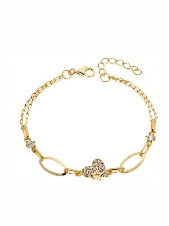 Senza Damentäuber Armband mit Herz-Design aus v...
