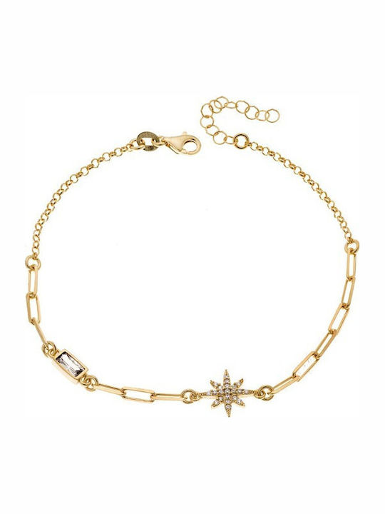 Senza Women's Silver Gold Plated Bracelet