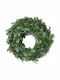 Liberta Christmas Decorative Plastic Grey Wreath