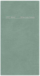adBook Ημερήσια Ατζέντα 2027 Light Green 9x17εκ.