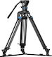 Sirui Trepied Video Pro Din Aluminiu Cu Cap Hidraulic Și Sarcină Maximă 5.16kg Până La 180cm