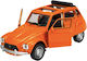 Welly Old Timer Citroen Dyane Χωρις Οροφη Πορτοκαλι 1:34 43859