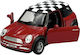 Welly Mini Cooper Καρο Σανιδα Κοκκινη 1:34 49766