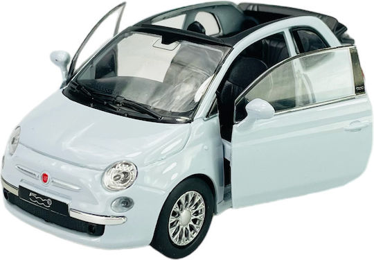 Welly 2010 Fiat 500c Blue Scale 1:34 43612