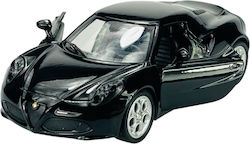Welly Alfa Romeo 4c Schwarz Maßstab 1:34