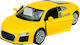 Welly 2016 Audi R8 Coupe V10 Κιτρινο 1:34 43712