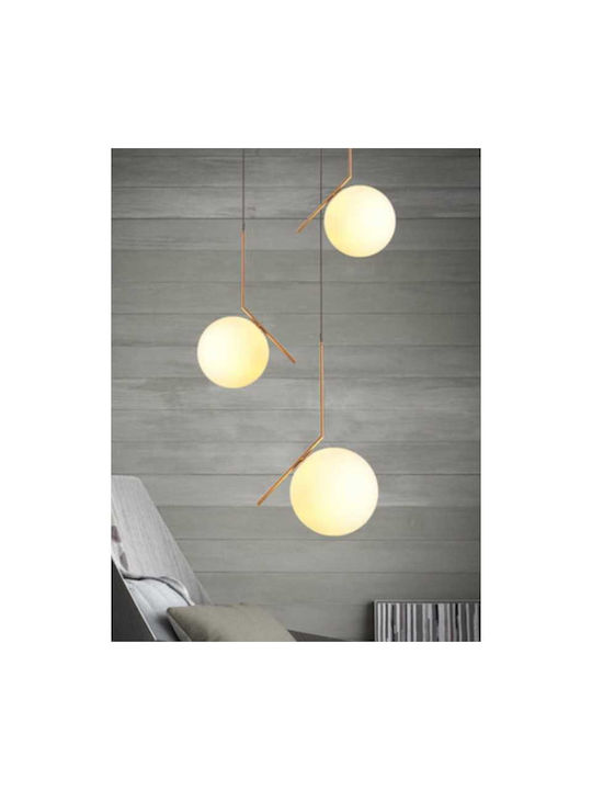 Deckenleuchte E14*3 Max 40w Globen 20cm