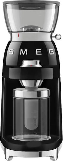 Smeg Електрическа Кафемелачка 150W с Капацитет 240gr и 8 Степени на Смилане Черна