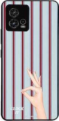 Husă Sonique Stripe Stories Series Motorola Mot...