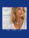 Deka Handmade Necklace Evil Eye Nazar Natural Seashells Stones Metal Chain 50 cm – Dark Blue