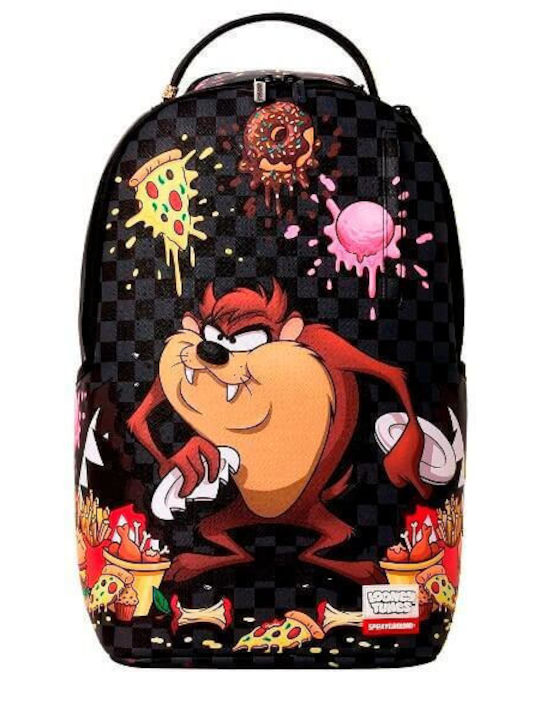 Sprayground School Backpack Junior High - High School Looney Tunes Taz Beast Feast DLXSR 29.21 x 15.24 x 45.7cm